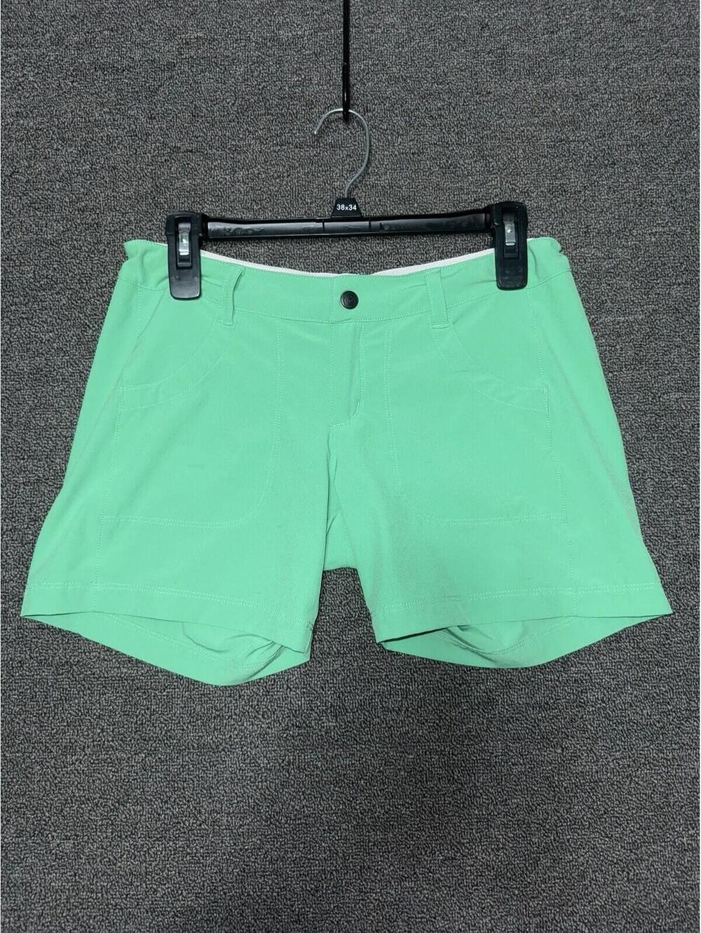 Patagonia Women's Size 4 Happy Hike Shorts Kelly Green 4" Inseam Gorpcore Preppy